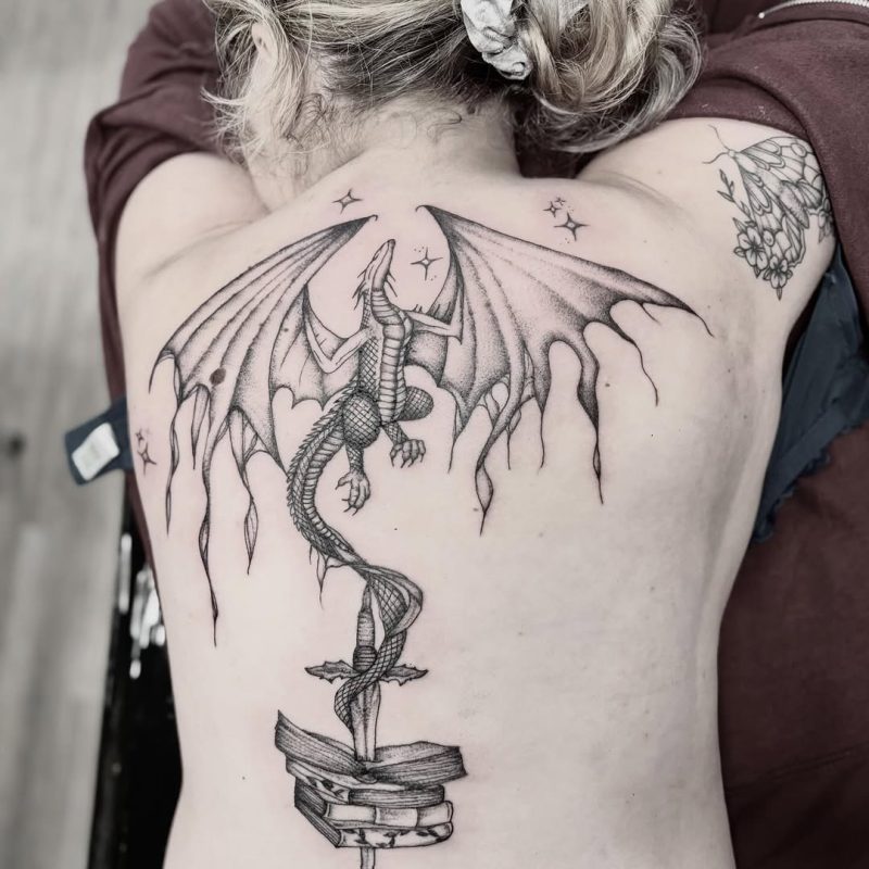 Dragon and Books