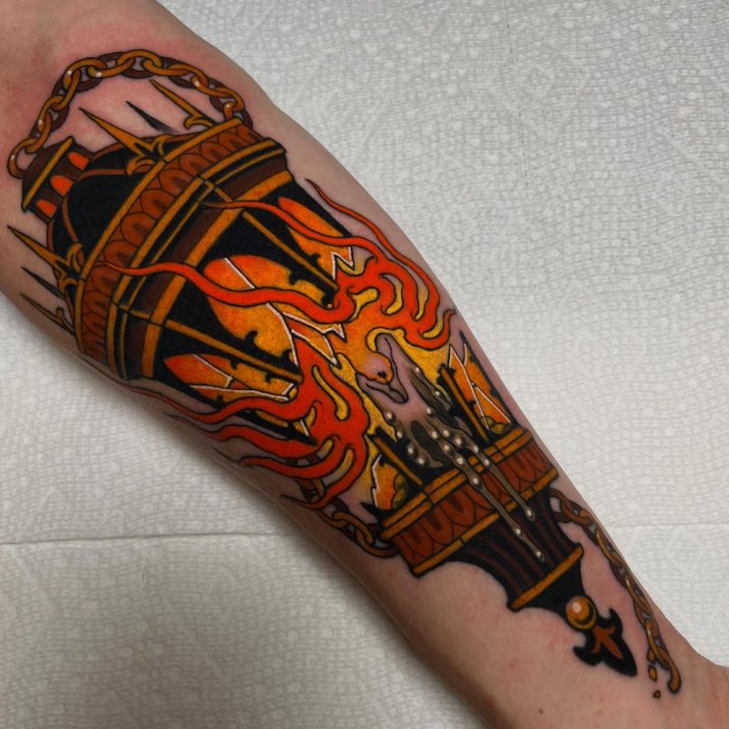 Flaming Lantern