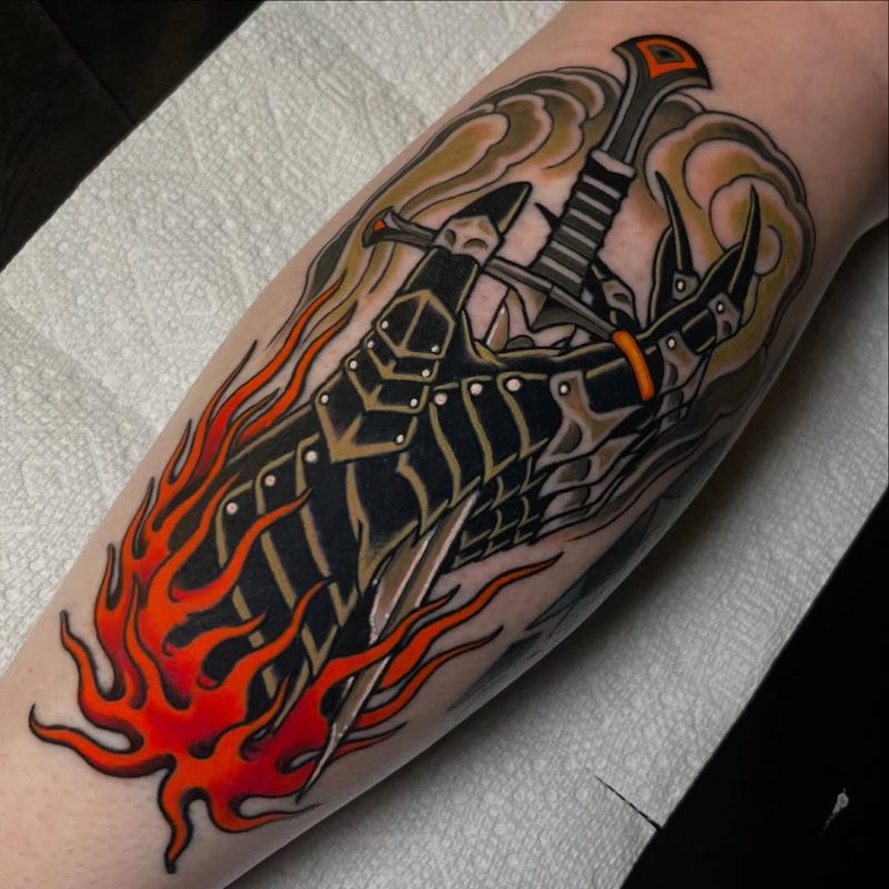 Flaming Gauntlet