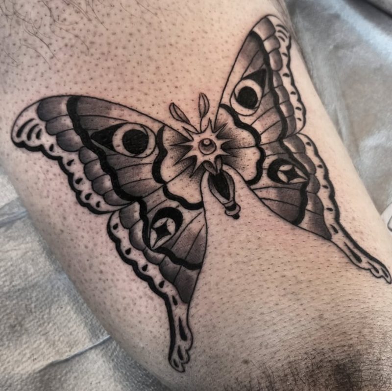 Blackwork Moth