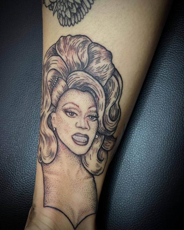 Portrait with Hair