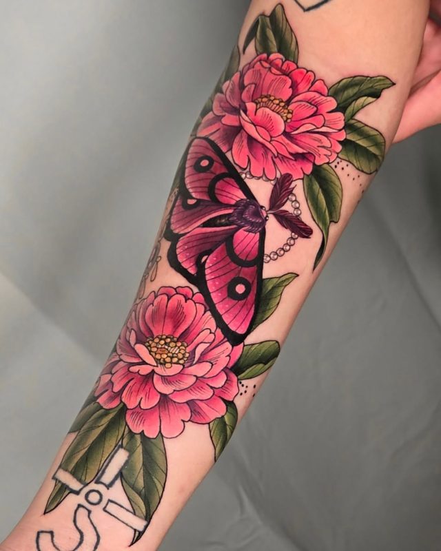 Pink Butterfly Flowers