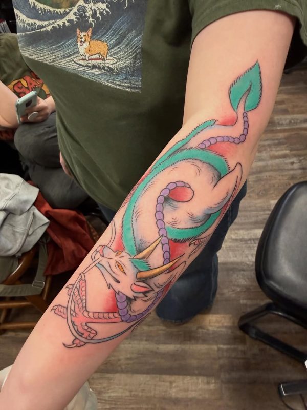 Colorful Japanese Dragon