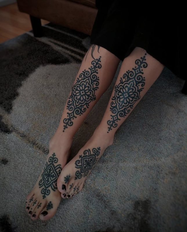 Tribal Calf Patterns