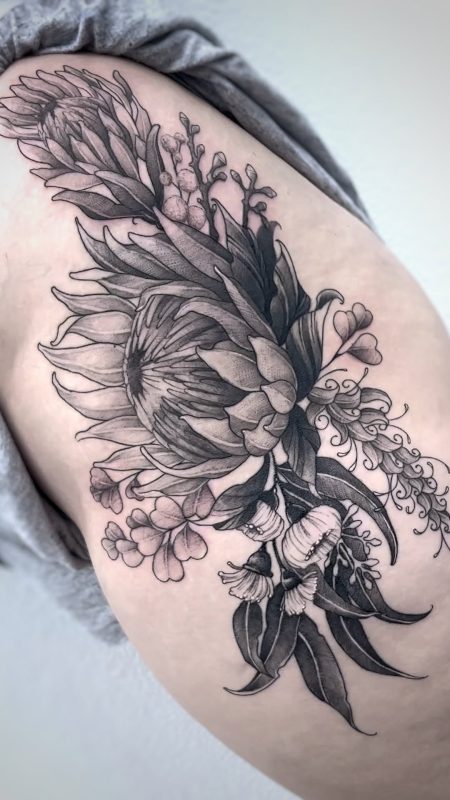 Floral Thigh Piece