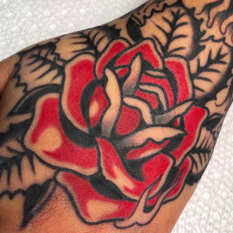 Bold Red Rose