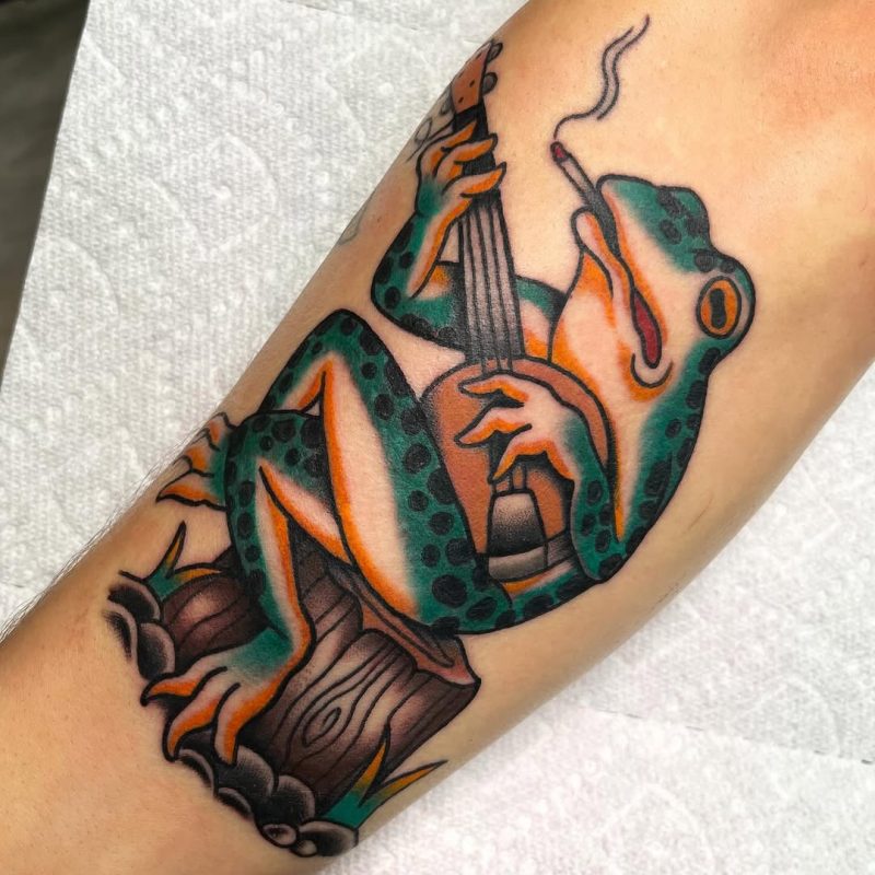 Smoking Frog Banjo