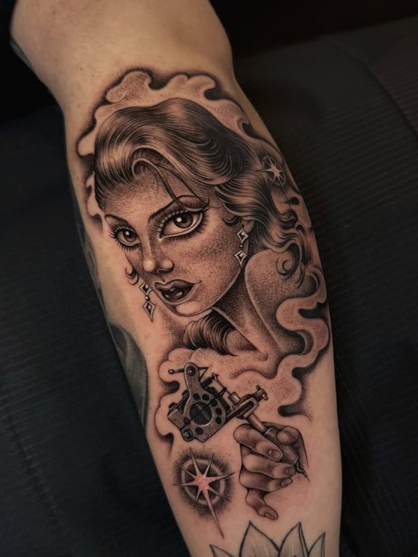 Tattoo Machine Portrait