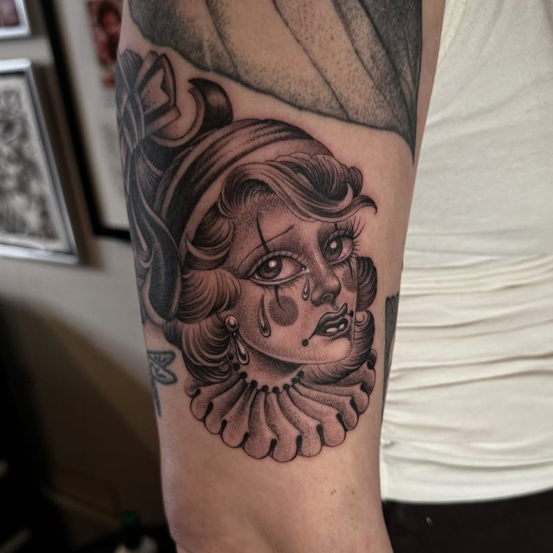 Sad Clown Portrait