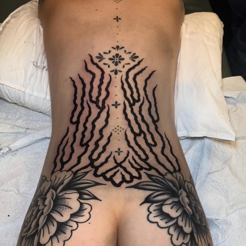 Abstract Blackwork