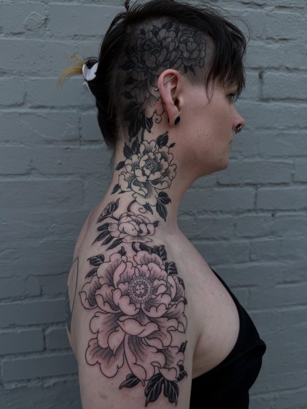 Floral Shoulder Piece