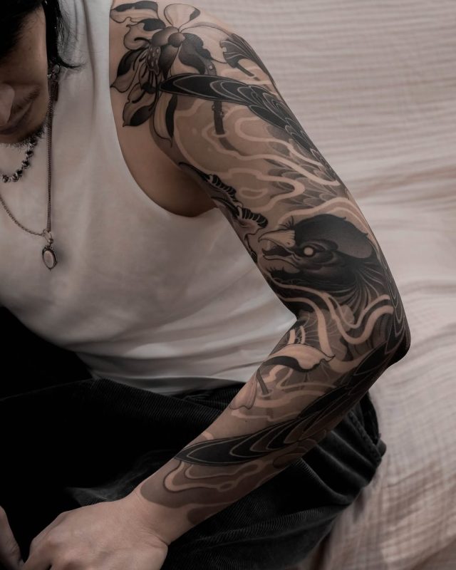 Japanese Blackwork Sleeve