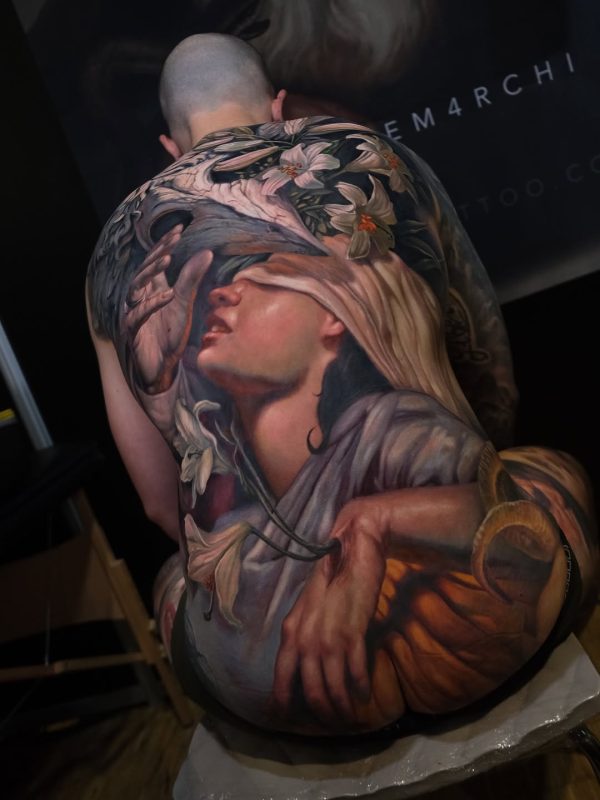 Blindfolded Woman