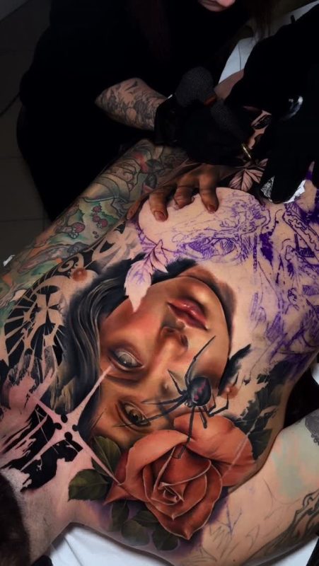 Realistic Face Rose