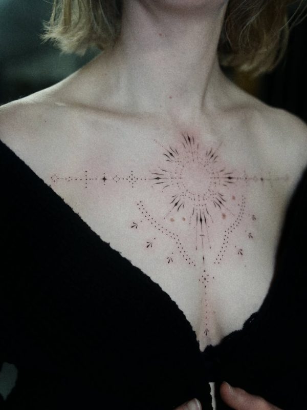 Delicate Dotwork Design