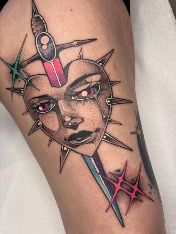 Spiked Heart Dagger