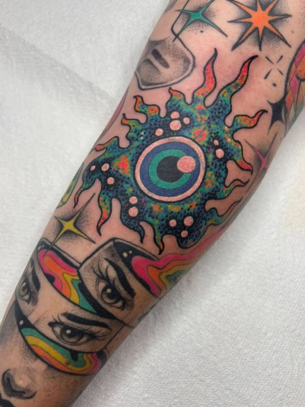 Colorful Eye Burst