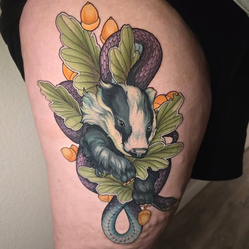 Badger and Snake