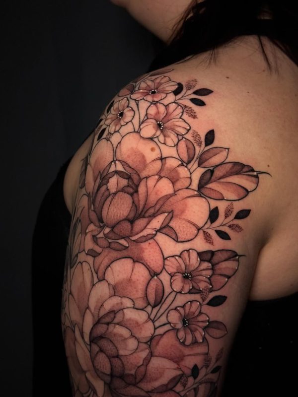 Floral Upper Arm