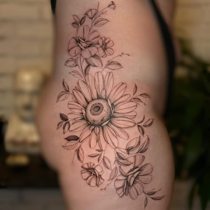 Floral Rib Piece