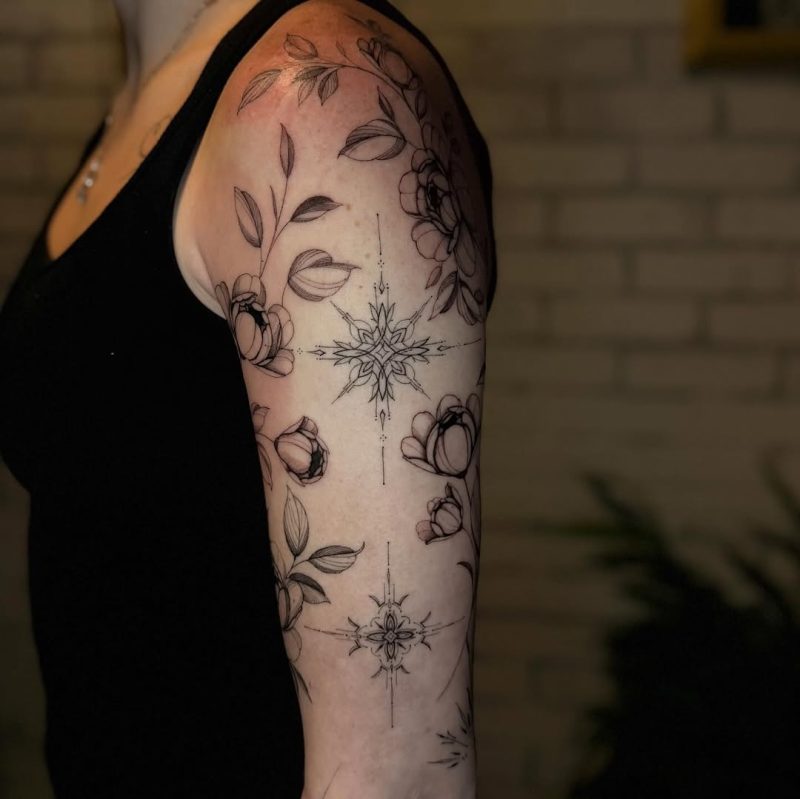 Floral Fine Line