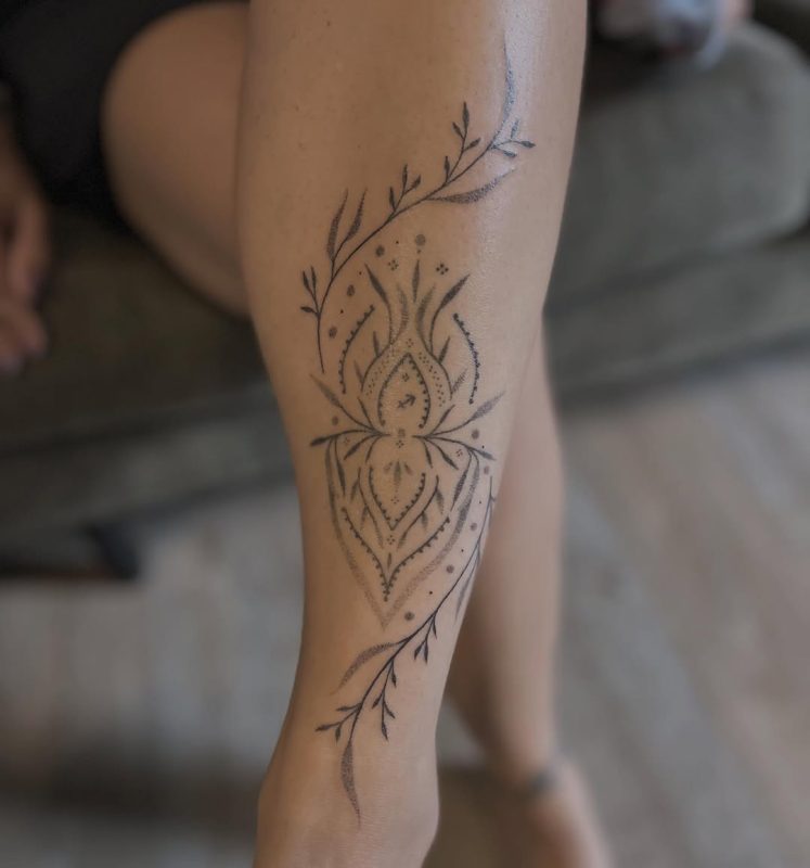 Delicate Dotwork Design