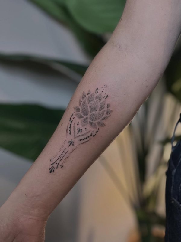 Dotwork Lotus