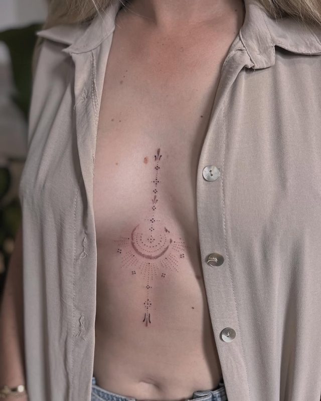 Dotwork Crescent