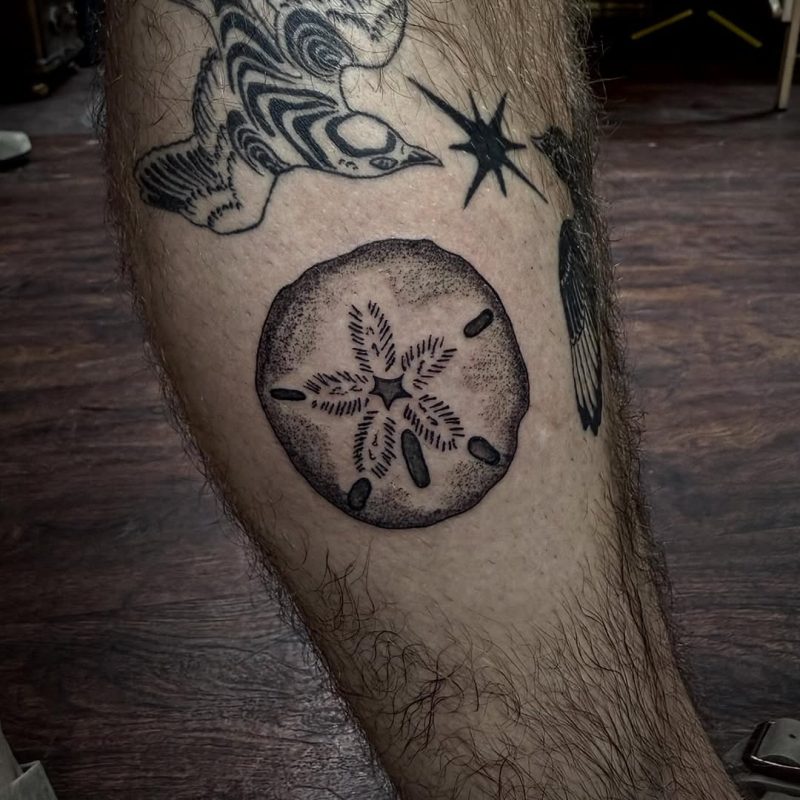 Dotwork Sand Dollar