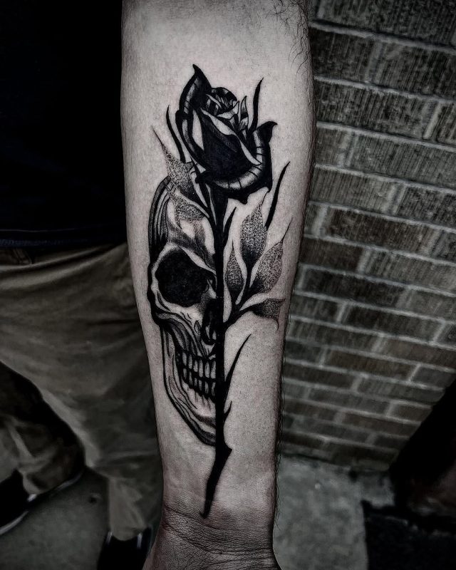 Skull Rose