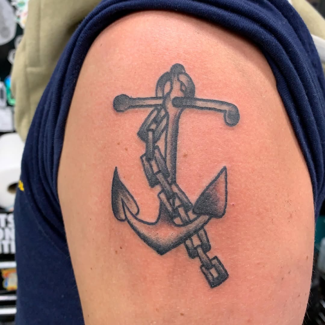 Anchor with Chain