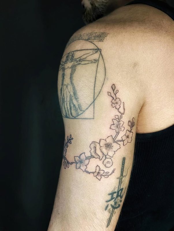 Floral Arm Band
