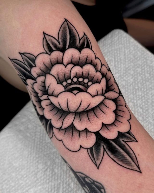 Black Gray Flower