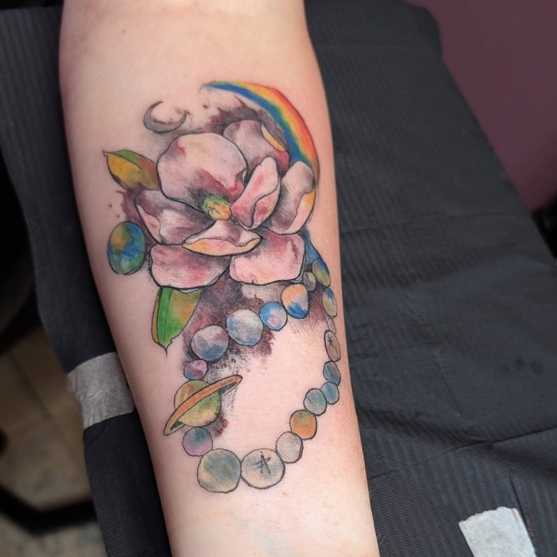 Floral Space Watercolor