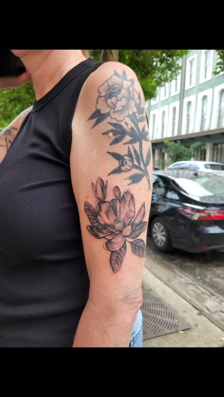 Floral Upper Arm