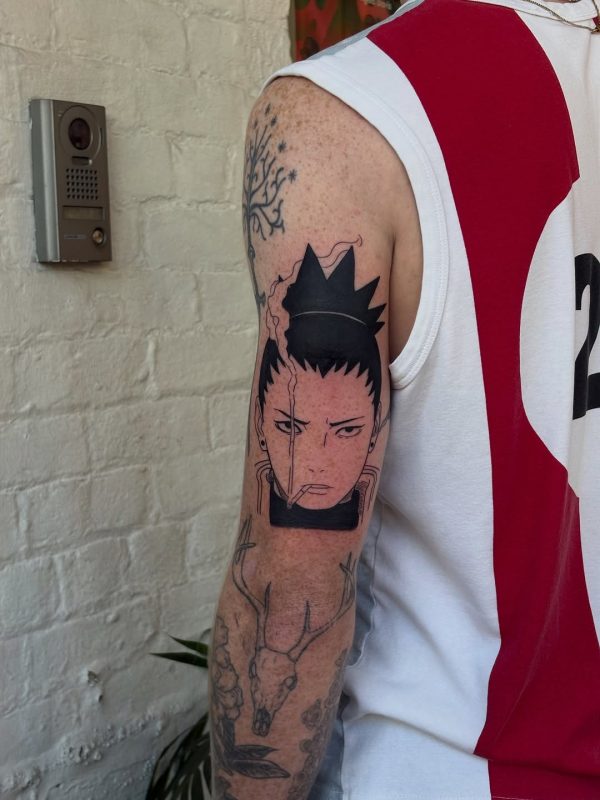 Smoking Anime Portrait