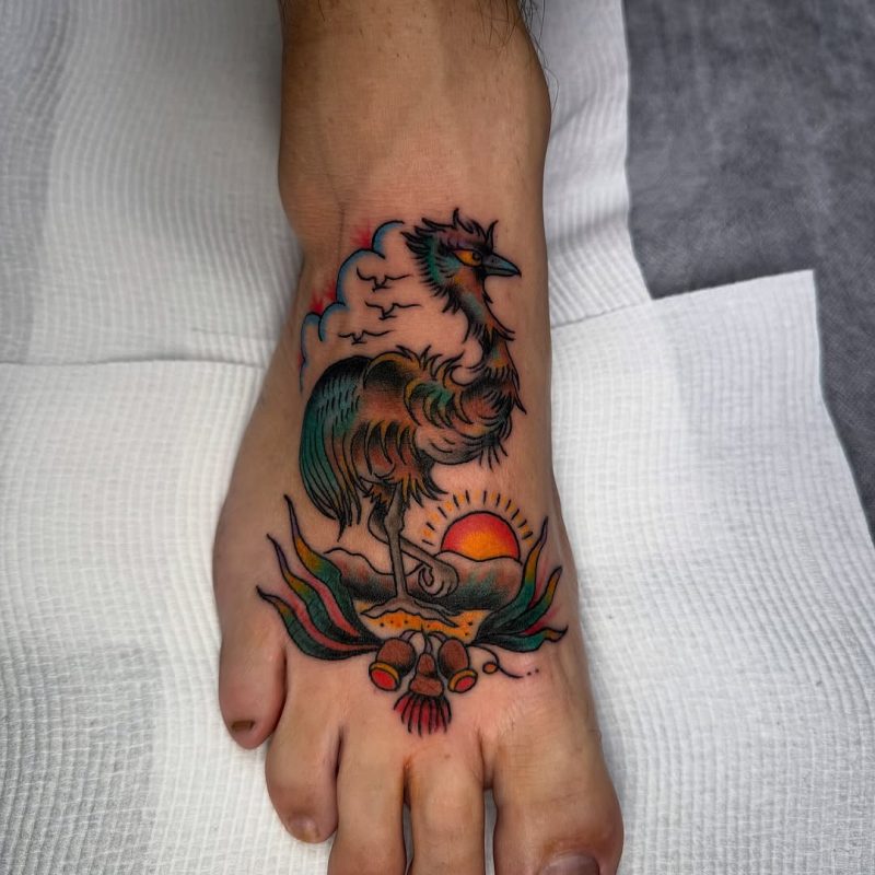 Rooster Sunrise