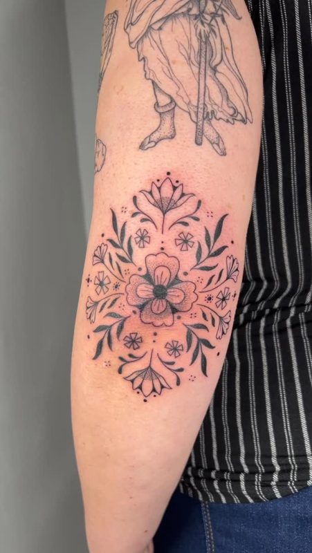 Floral Dotwork