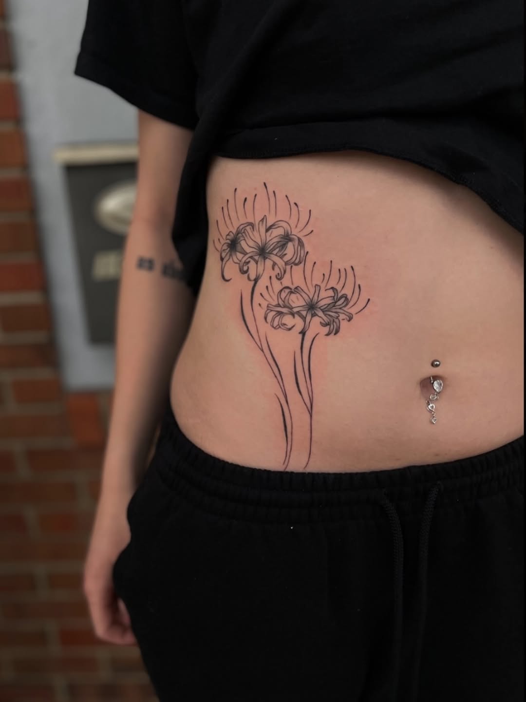Delicate Flower Outline