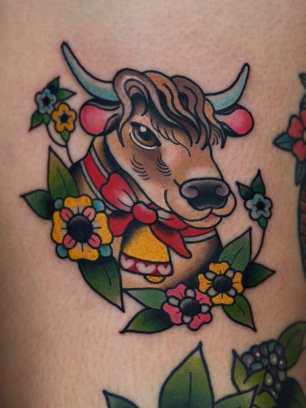 Cow Floral