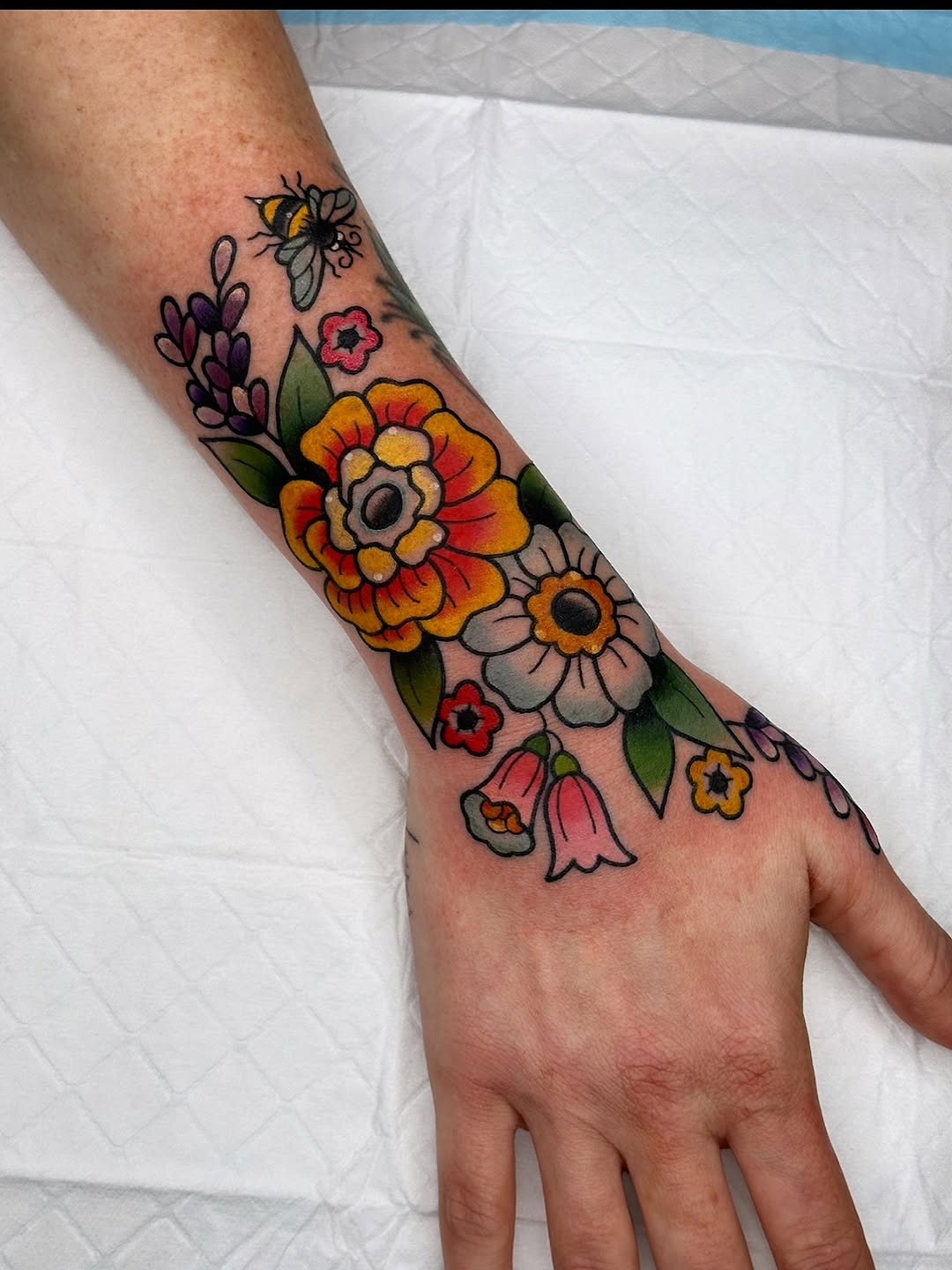 Floral hand bouquet