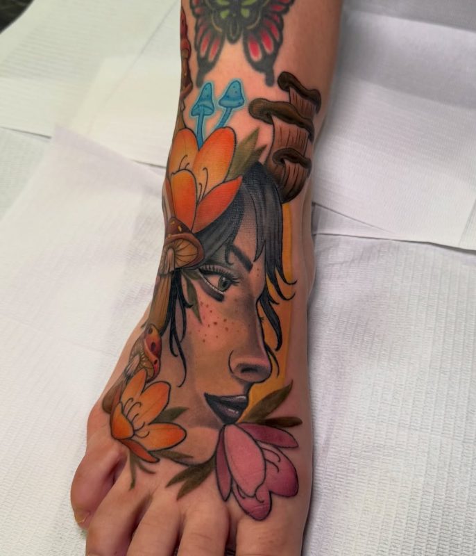 Floral Face