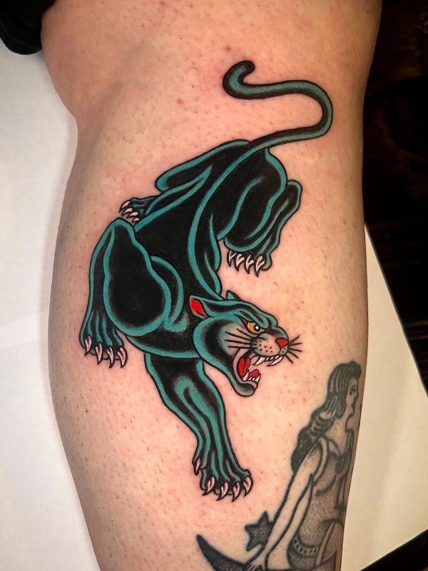 Leaping Panther