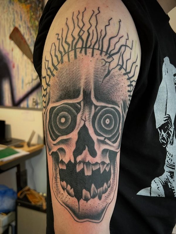 Abstract Skull