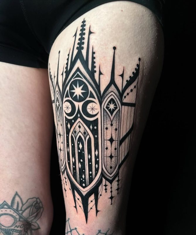Geometric Blackwork