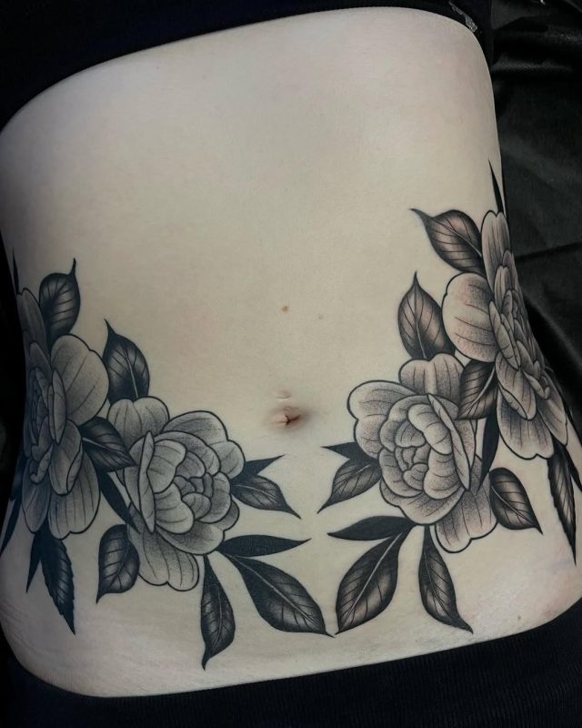 Floral lower stomach