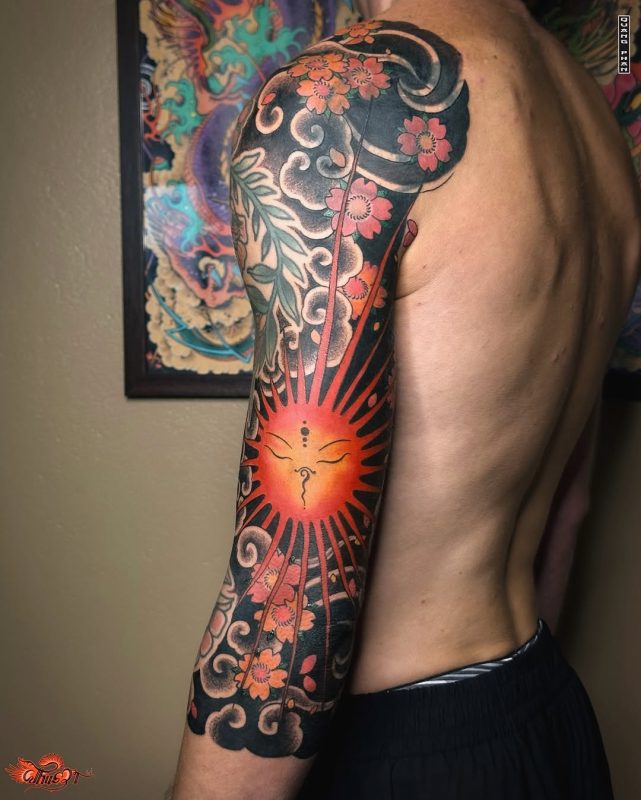 Sun and Blossoms