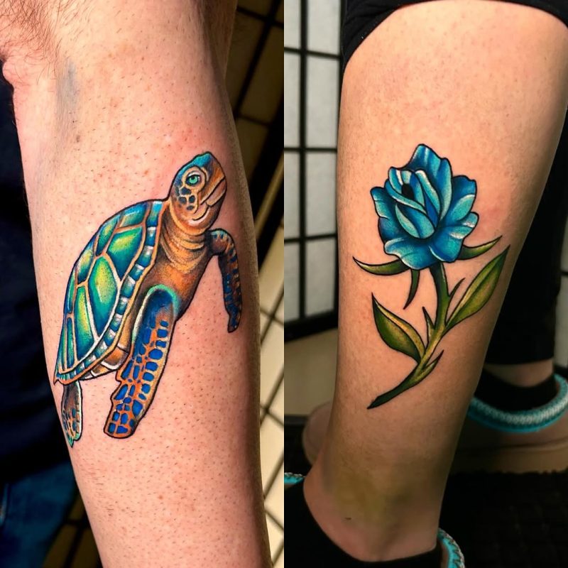 Colorful Turtle Rose